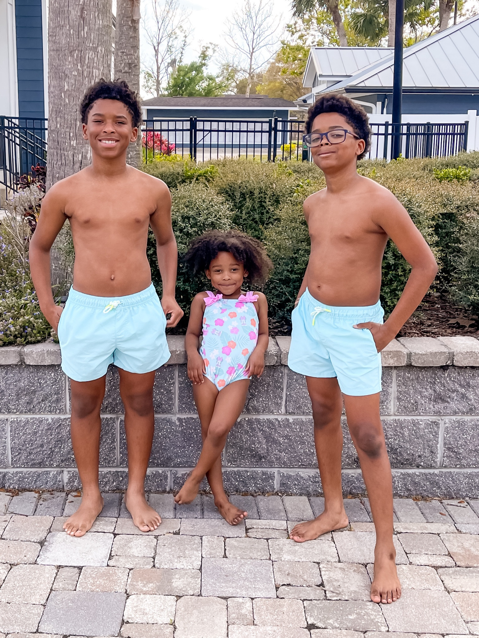 Sibling matching moments >>>> trunks and swimsuit currently 20% off! 


#LTKfamily #LTKswim #LTKkids