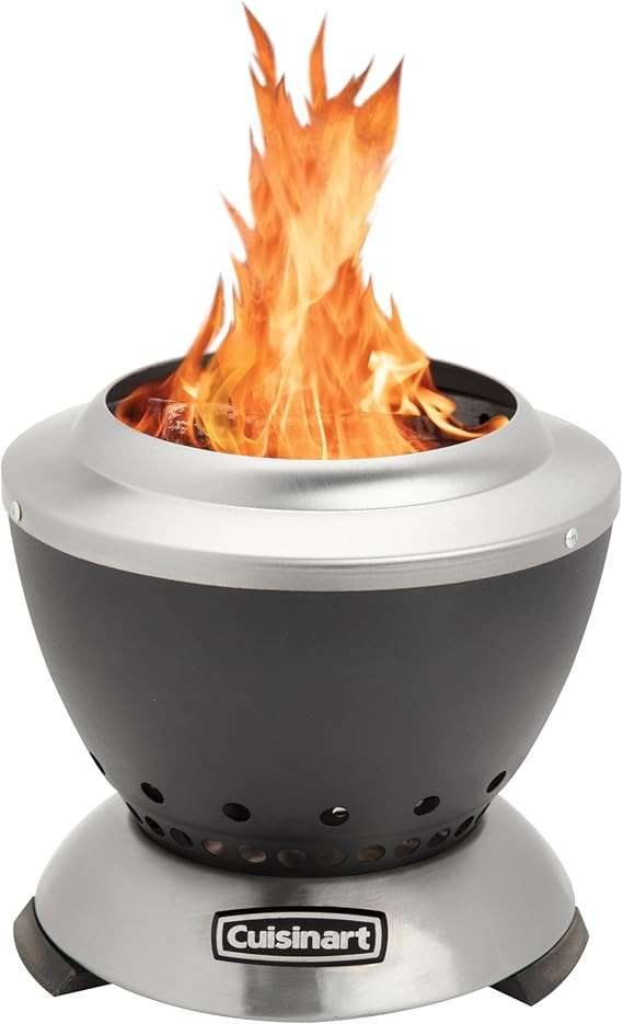 Cuisinart Cleanburn Smokeless Tabletop Fire Pit, 7.5” Lightweight Portable Smokeless Fire Pit w... | Amazon (US)