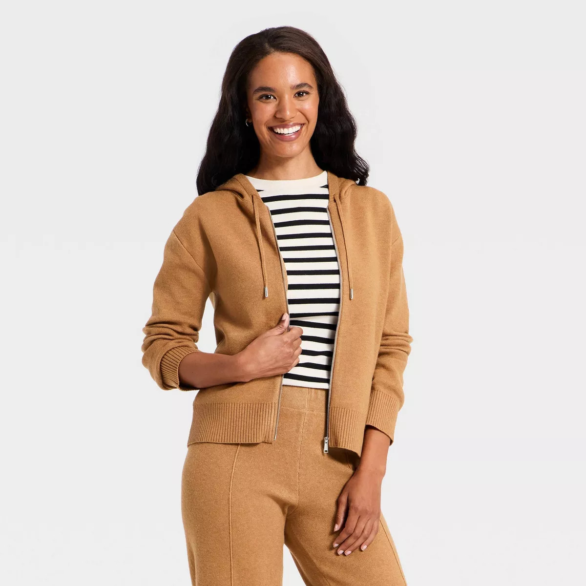 Women's Hooded Zip-Up Sweater - A New Day™ | Target