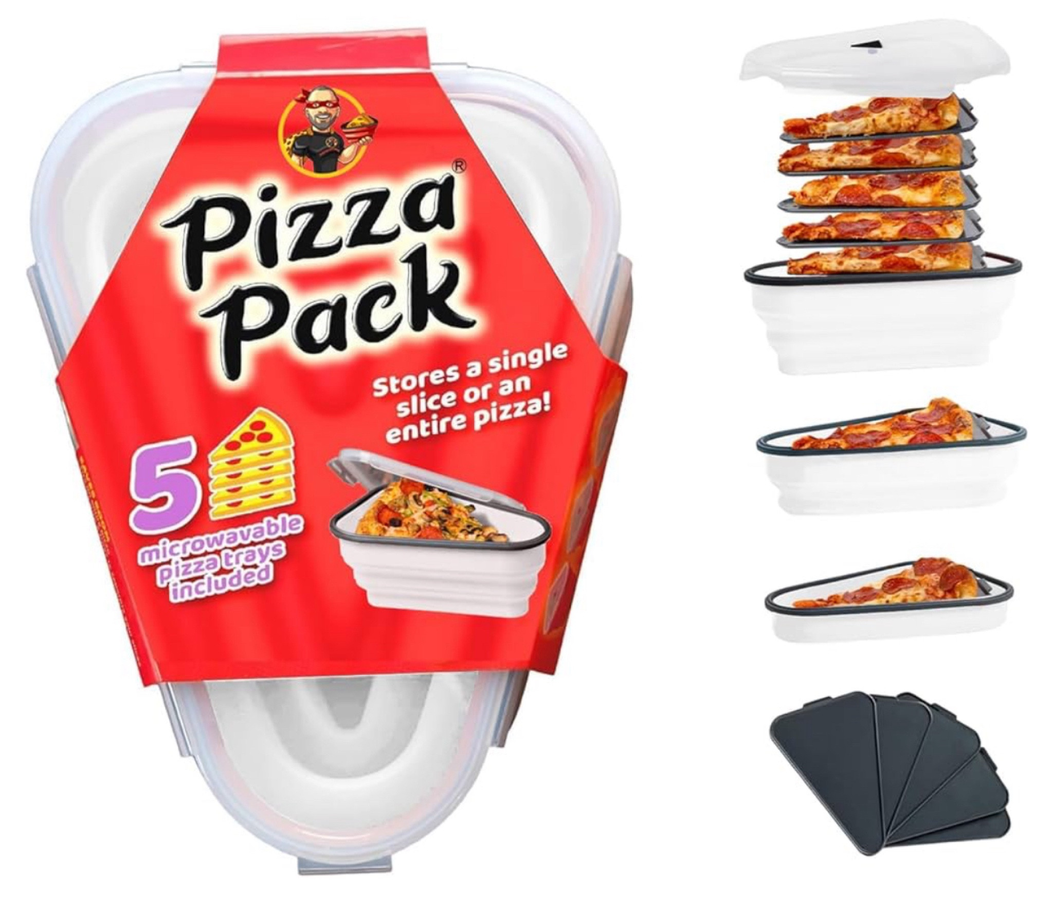 17% off 🎉

The Perfect Pizza Pack™ - Reusable Pizza Storage Container with 5 Microwavable Serving Trays - BPA-Free Adjustable Pizza Slice Container to Organize & Save Space, White

#LTKSaleAlert #LTKFindsUnder50