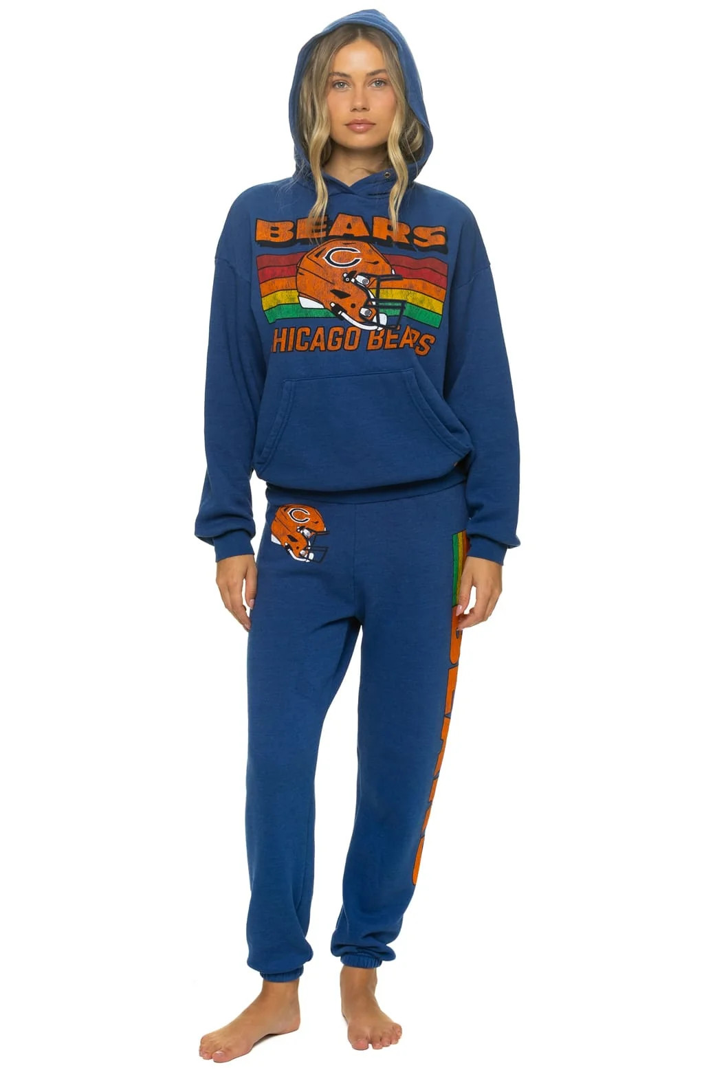 CHICAGO BEARS HELMET SWEATPANTS - ROYAL | Aviator Nation