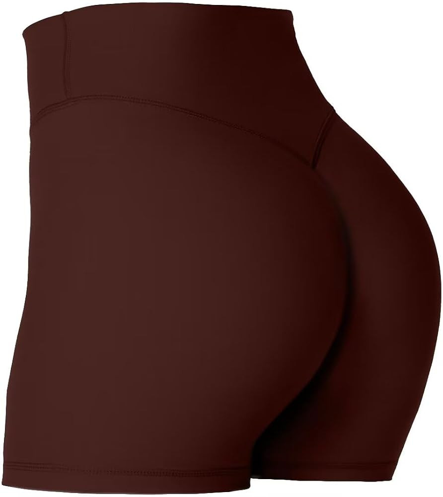 Sunzel Women's Hidden Butt Scrunch Shorts, High Waisted Biker Shorts, Gym Workout Yoga Running Sh... | Amazon (US)