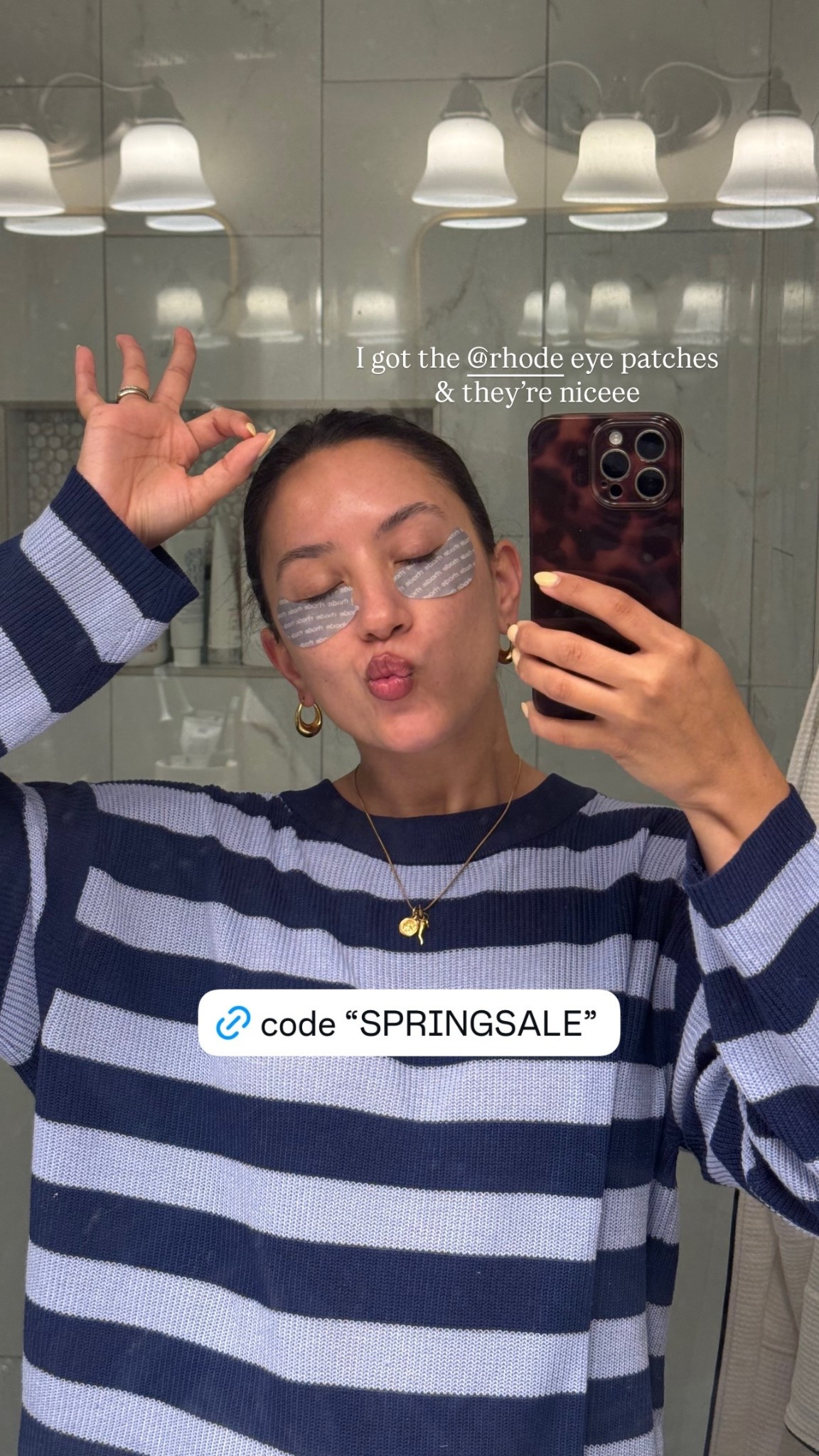 I got the @rhode eye patches & they’re niceee