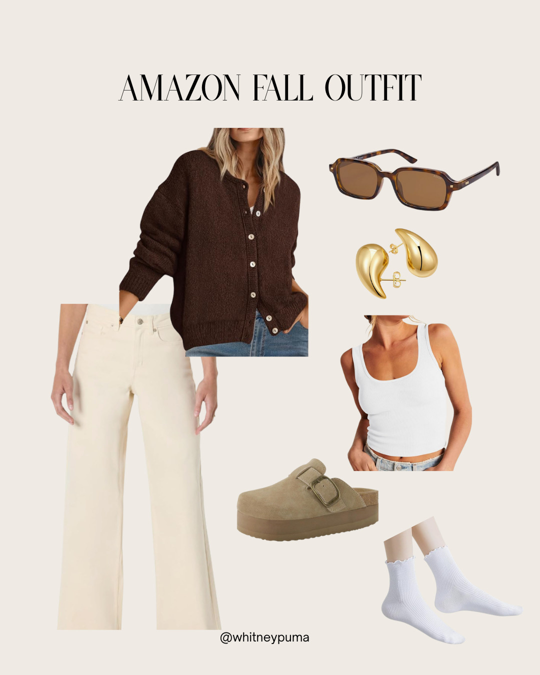Cozy Chic Fall Outfit | Wide Leg Jeans, Birkenstock, Amazon Outfit 

 #LTKSeasonal