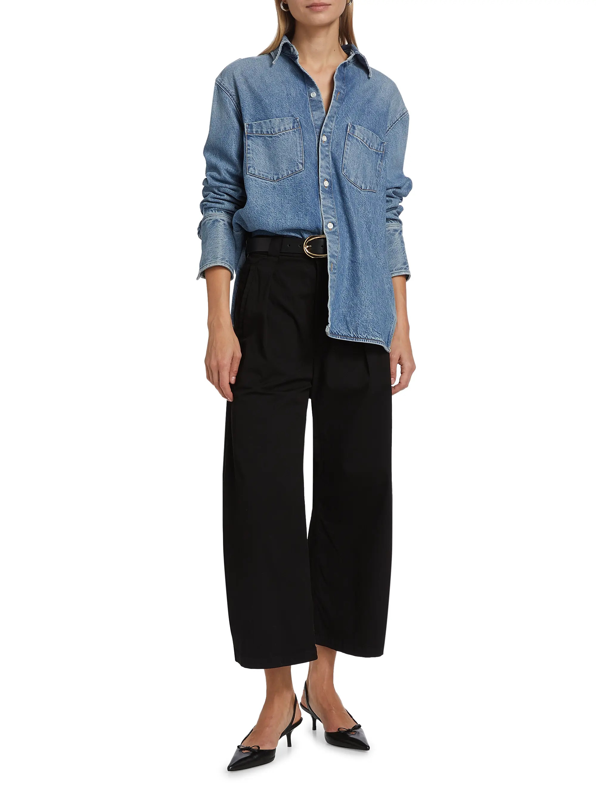Ari Denim Relaxed-Fit Shirt | Saks Fifth Avenue