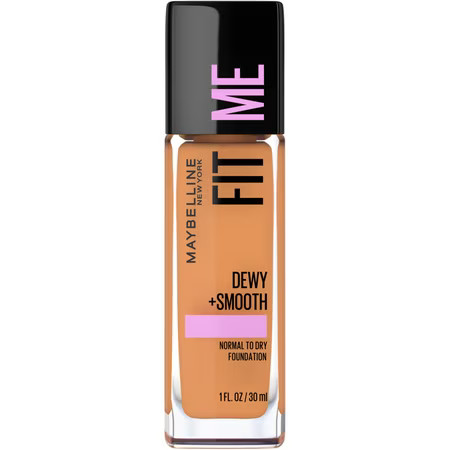 Maybelline Fit Me Dewy and Smooth Liquid Foundation Makeup, SPF 18, Toffee, 1 fl oz | Walmart (US)