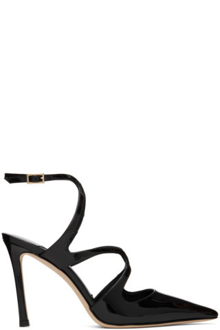 Jimmy Choo - Black Azia 95 Pumps | SSENSE