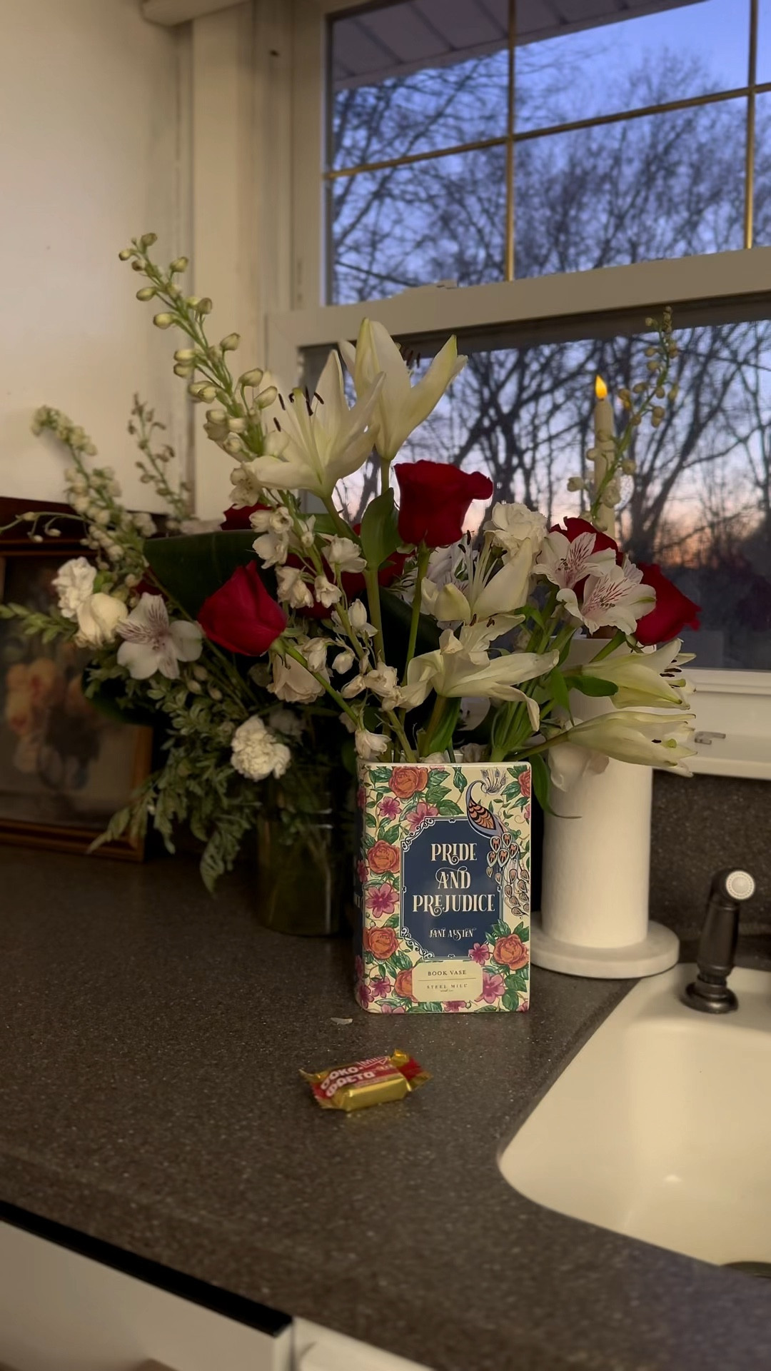 Unique book lover gift. Unique book vase for the book lover. Pride and Prejudice book vase gift. 

#LTKVideo #LTKhome #LTKfindsunder50