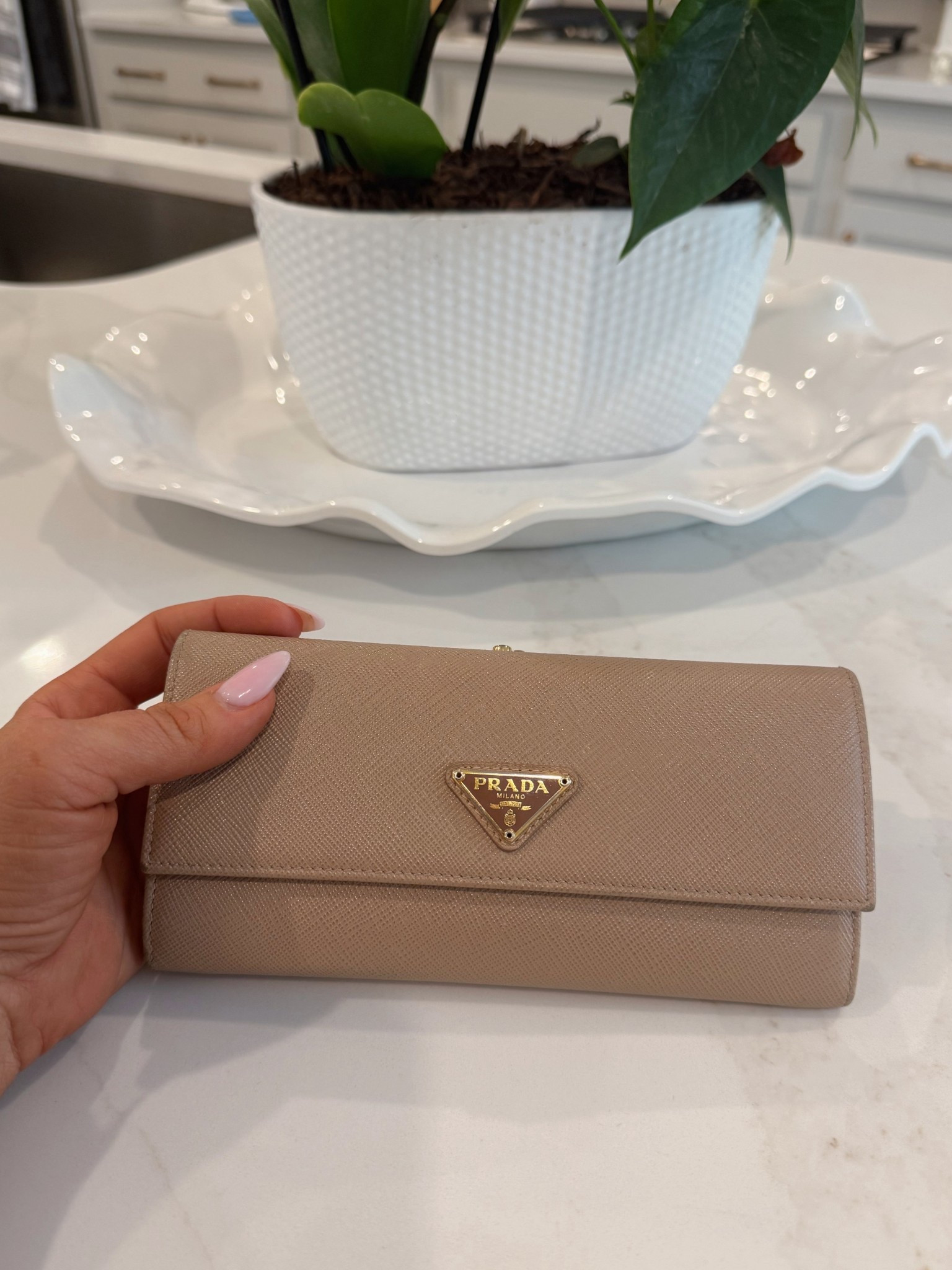 Luxury, but make it smart ✨ So excited about my first @Fashionphile purchase! This is an authentic Prada Saffiano Flap Wallet and I’m obsessed. Timeless designer details, impeccable condition and the kind of piece that instantly elevates everything in your bag. I chose this one because classic Prada never goes out of style—and shopping pre-owned luxury means scoring iconic pieces in a more conscious, accessible way. Can’t wait to style with all my everyday essentials and take everywhere I go. #LTKLuxury #LTKStyle #FASHIONPHILE

#LTKSaleAlert #LTKMothersDay #LTKselfcare