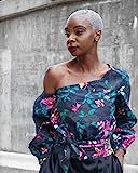 The Drop Women's Black Floral Print One-Shoulder Long Sleeve Top by @signedblake, M | Amazon (US)