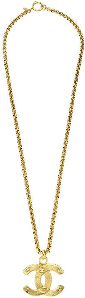 Amazon.com: CHANEL, Gold 'CC' Logo Long Necklace, Gold : Luxury Stores | Amazon (US)