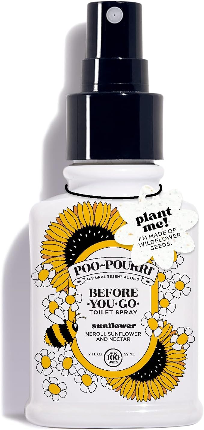 Poo-Pourri Before-You-Go Toilet Spray, Sunflower, 2 Fl Oz | Amazon (US)