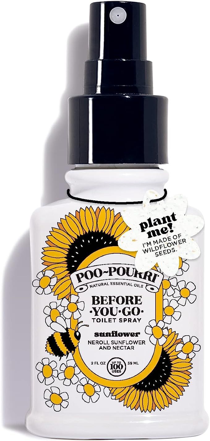 Poo-Pourri Before-You-Go Toilet Spray, Sunflower, 2 Fl Oz | Amazon (US)