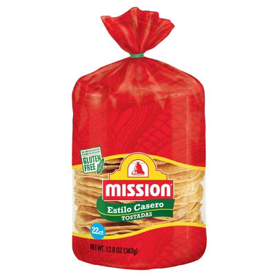 Mission Estilo Casero Tostadas - 12.8oz/22ct | Target