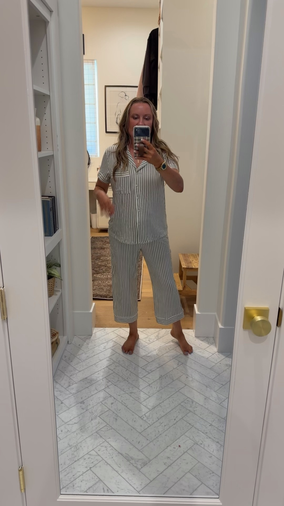 How cute are these striped pjs from @Target I love them! Wearing a medium

#LTKdayinmylife #LTKgrwm #LTKootd