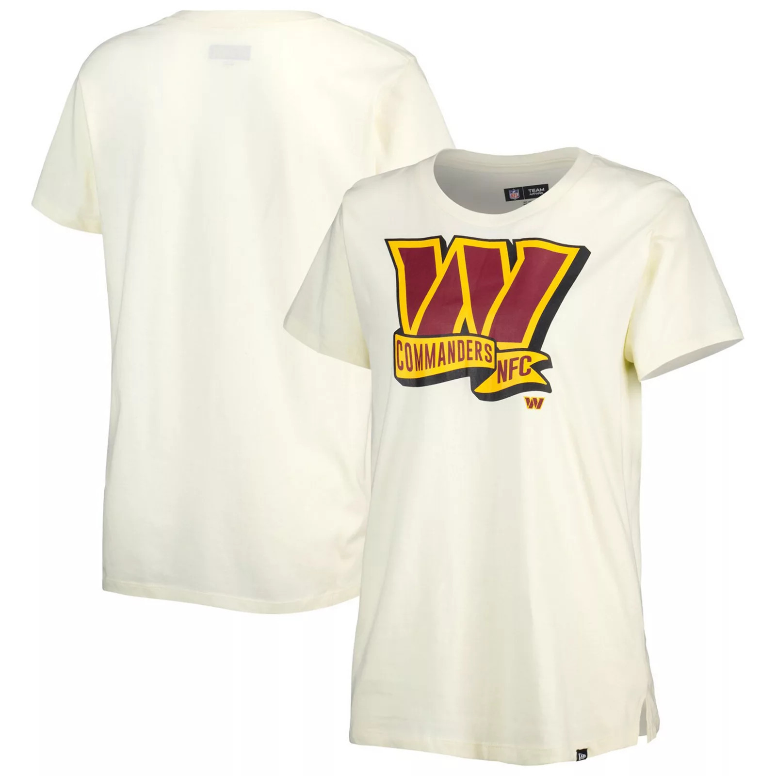 Women's New Era Cream Washington Commanders Chrome Sideline T-Shirt, Size: 2XL, Wft Beige | Kohl's
