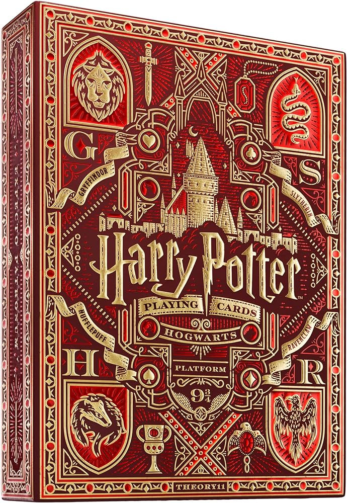 theory11 Harry Potter Playing Cards - Red (Gryffindor) | Amazon (US)