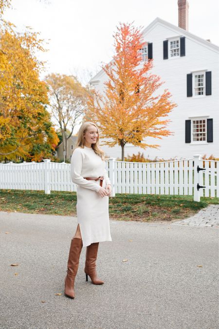 This Amazon knit dress paired with these Nordstrom boots makes the perfect outfit for fall family photos! 

#LTKstyletip #LTKfamily #LTKunder100