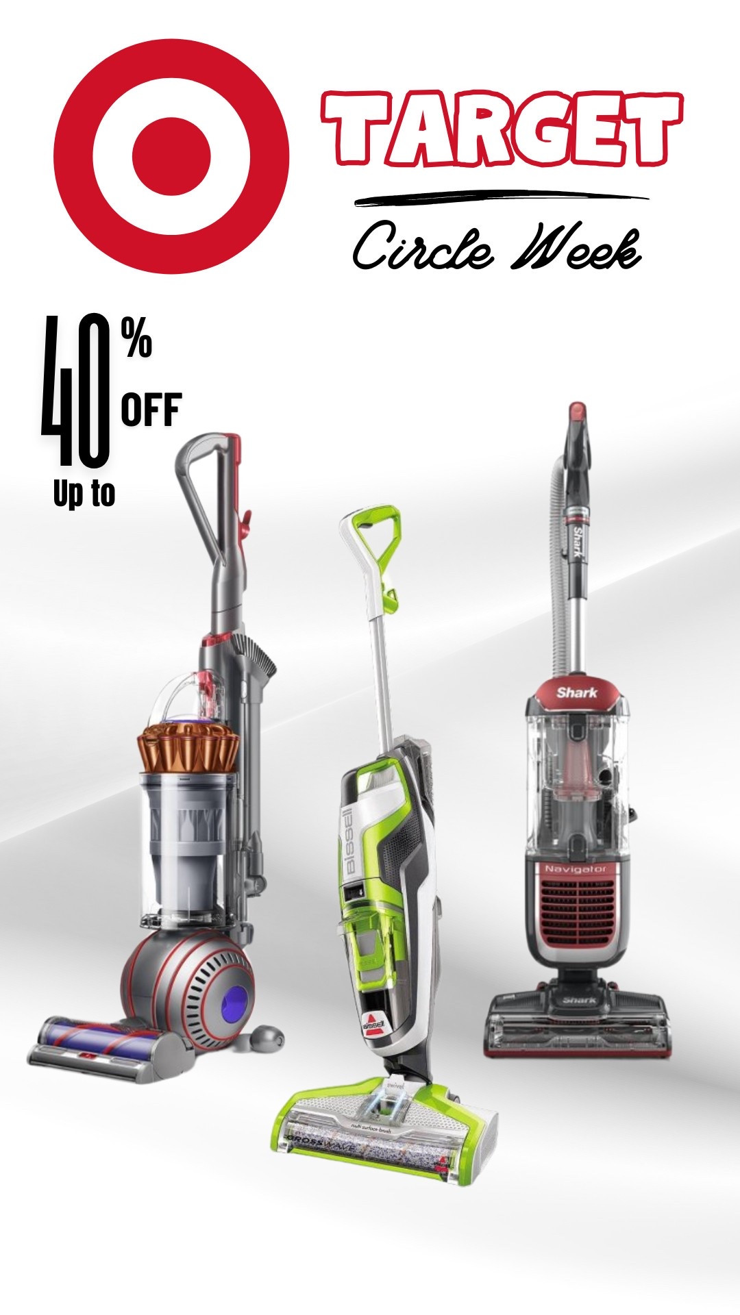 Another Target circle week is here with all the good deals! Check out these highly rated vacuum cleaners for up to 40% off!

#LTKHome #LTKSaleAlert