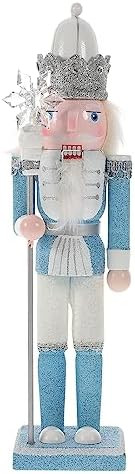 Blue Nutcracker Figure 12 Inch Christmas Nutcracker Ornaments Traditional Wooden Nutcracker for F... | Amazon (US)