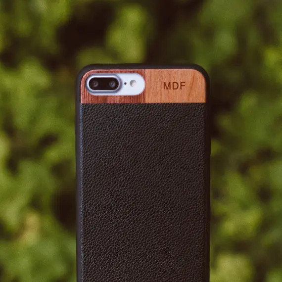 Monogram iPhone 7 Leather Case iPhone 6/6 Plus/7 Case With | Etsy | Etsy (US)