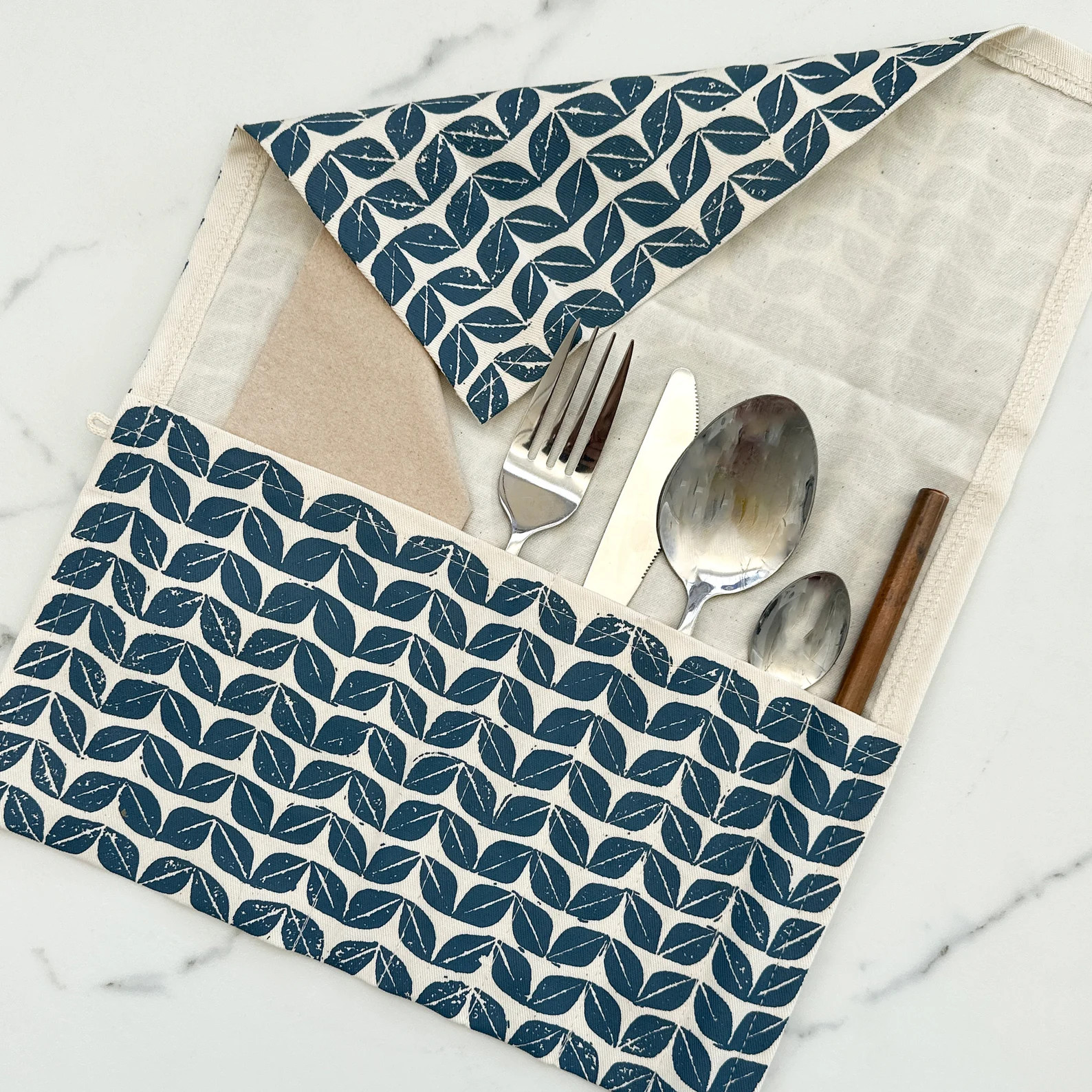 Cutlery Roll Travel Utensil Case for Lunch Box and Picnic - Etsy | Etsy (US)