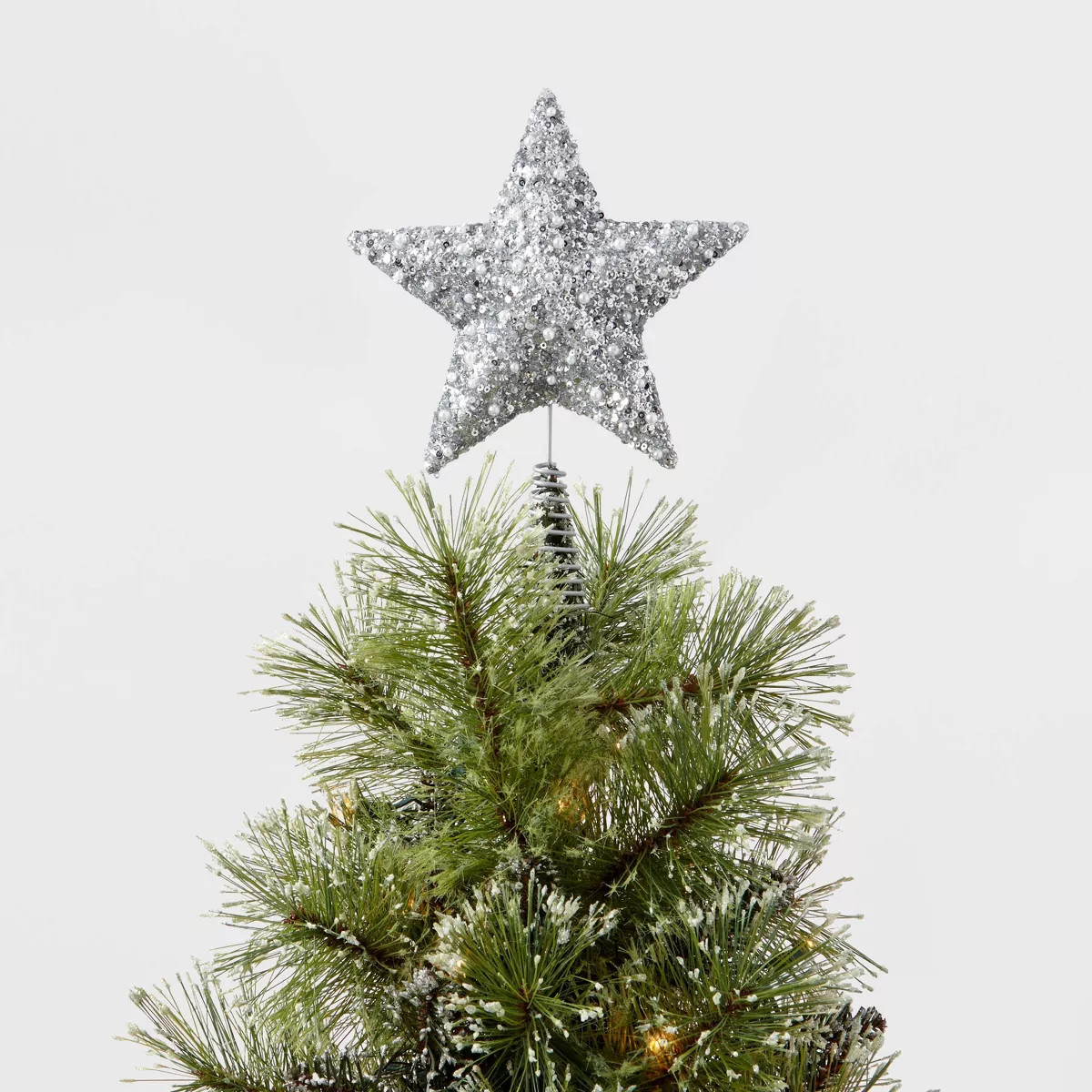 Small Sequined Star Tree Topper - Wondershop™ | Target