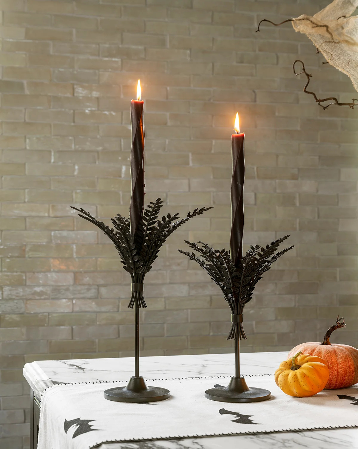 Addams Black Taper Holder | McGee & Co. (US)