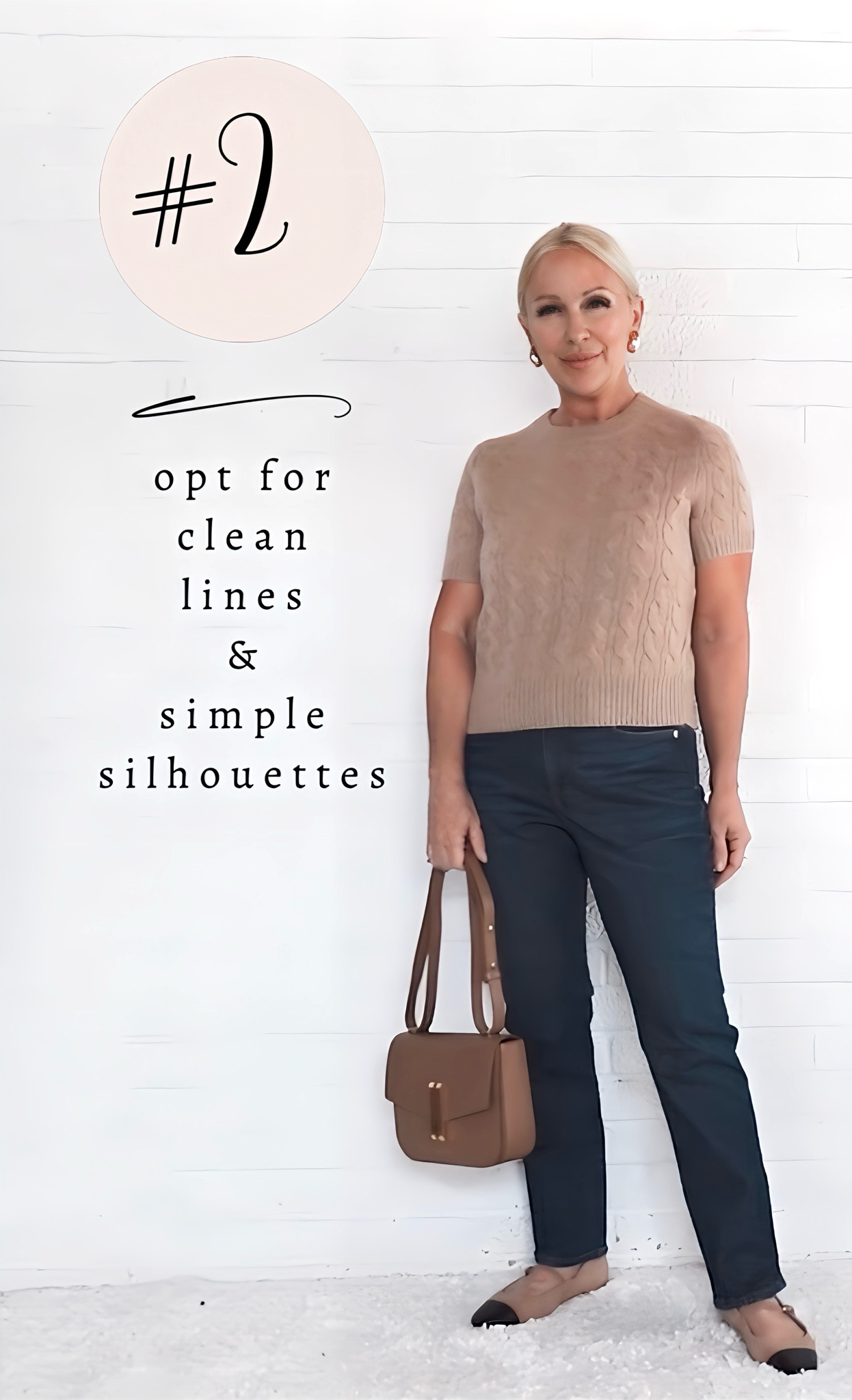 The Rules of Classic #2: Opt for Clean Lines and Simple Silhouettes.  This means to pass on wardrobe items with excessive frills, ruffles, pleats, details, buttons, diagonal lines / cuts, etc.  Nothing busy! These are all items that tend to go out of style quickly. By opting for clothing with clean lines and simple silhouettes, the items stay in style longer, allowing you to wear your purchase year after year.  Plus, chances are you won’t look back at a photo of that outfit in 20 years and think, “What was I thinking with that outfit?!?!”


#LTKSeasonal #LTKOver40 #LTKStyleTip