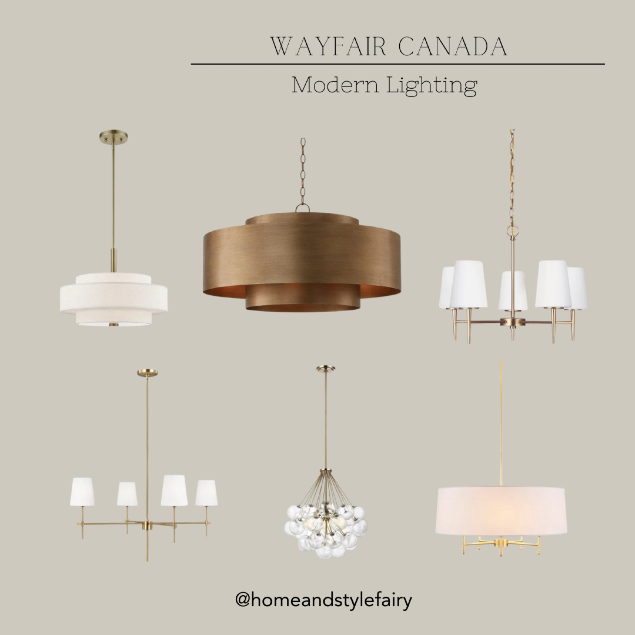 Wayfair Lighting at its best!

Love the gold metal and the chic design of these lamps. They all are highly rated! 

#homeinspo #Itkhome #neutralhome
#lamps #chandelier 

#LTKsale #LTKautumn #LTKcanada