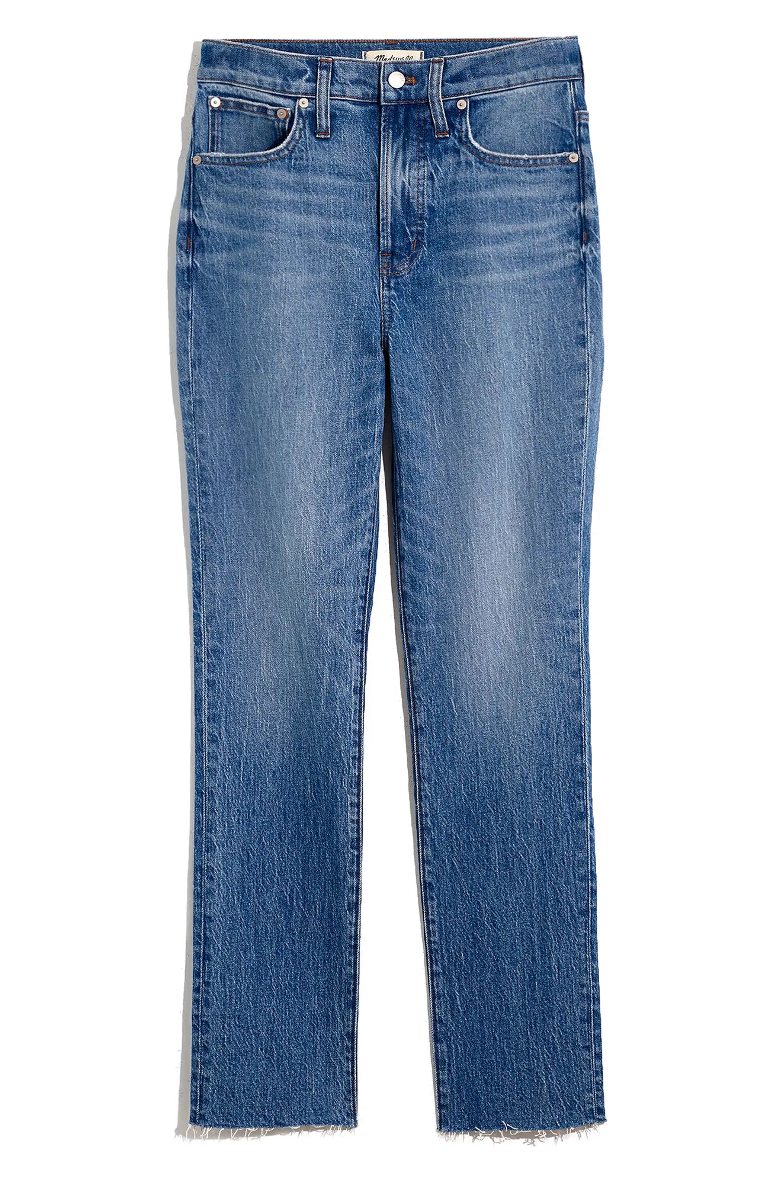 Madewell The Perfect Vintage Raw Hem Jeans (Enmore Wash) (Regular & Plus Size) | Nordstrom | Nordstrom