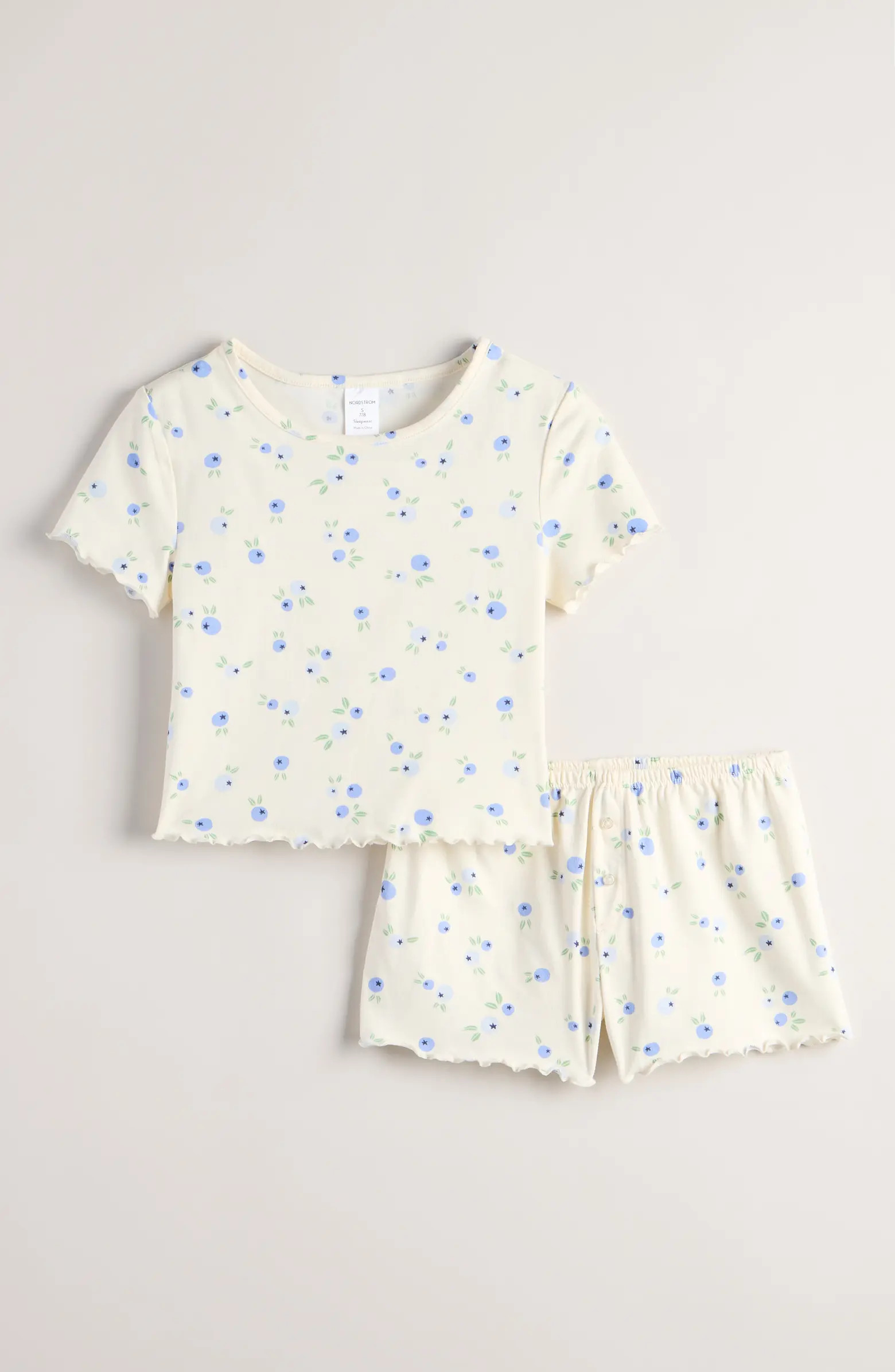 Kids' Lettuce Edge Shorts Pajamas | Nordstrom