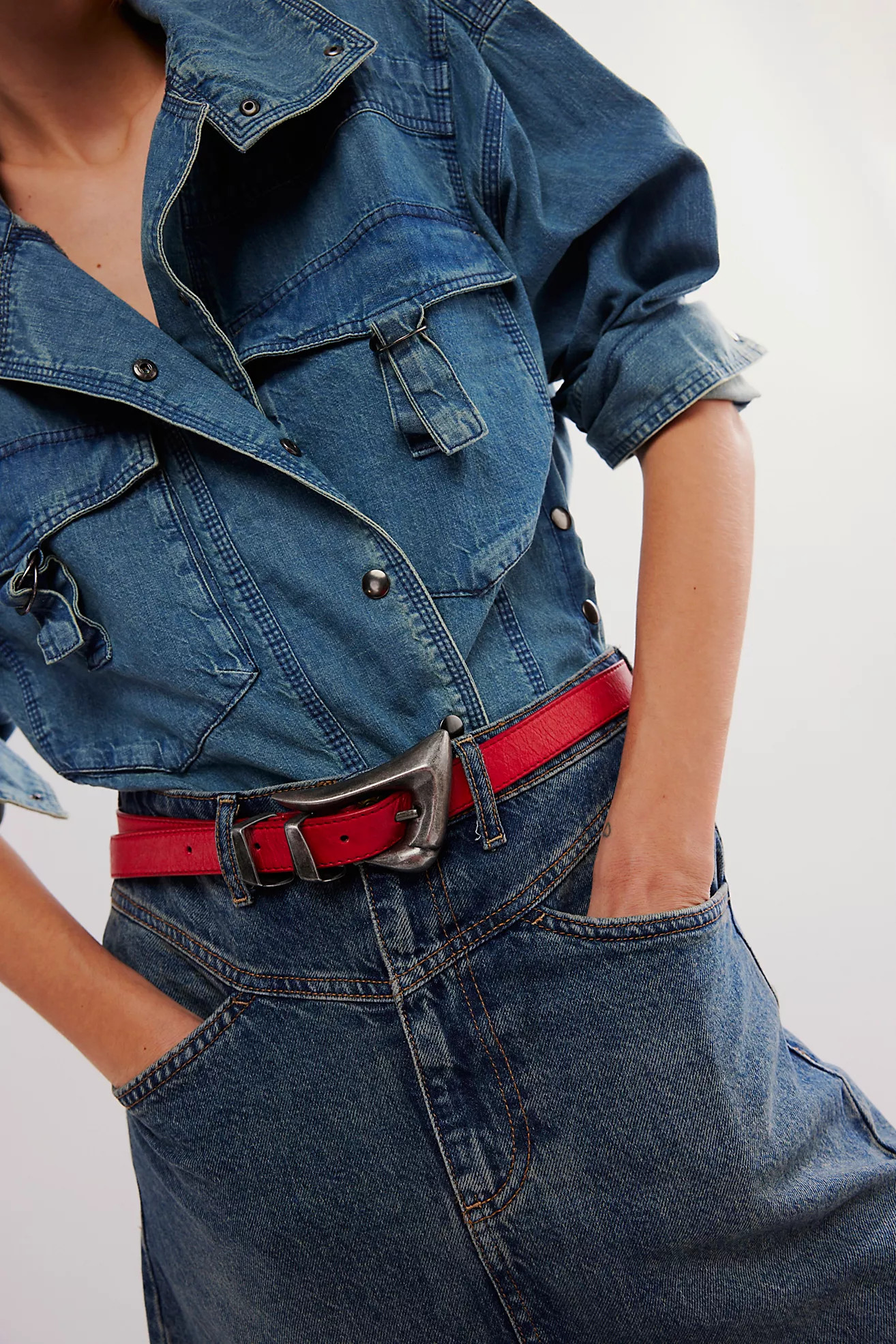Billie Leather Belt | Free People (Global - UK&FR Excluded)