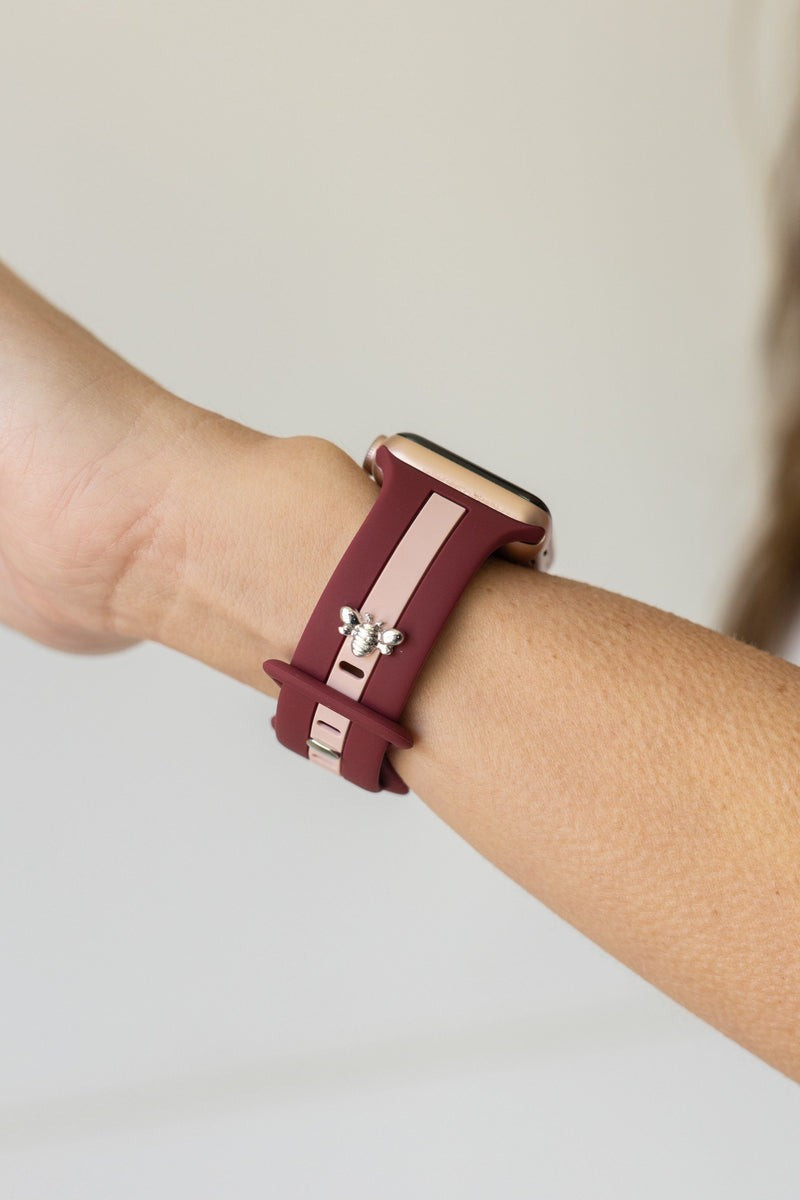 Honey Bee Me Wine and Blush Apple Band | StrawberryAvocados