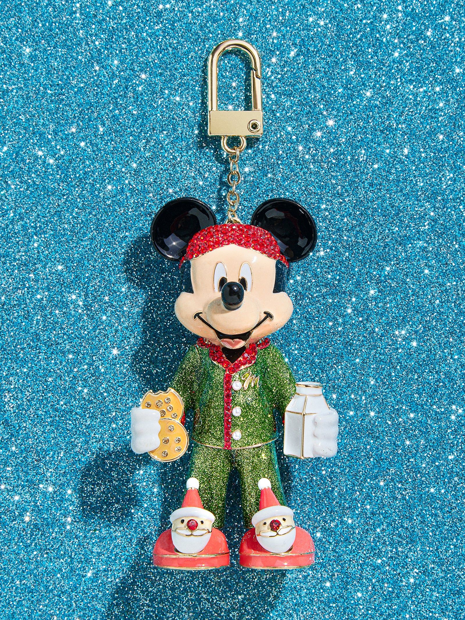 Mickey Mouse The Night Before Christmas Disney Bag Charm - Mickey Mouse The Night Before Christma... | BaubleBar (US)