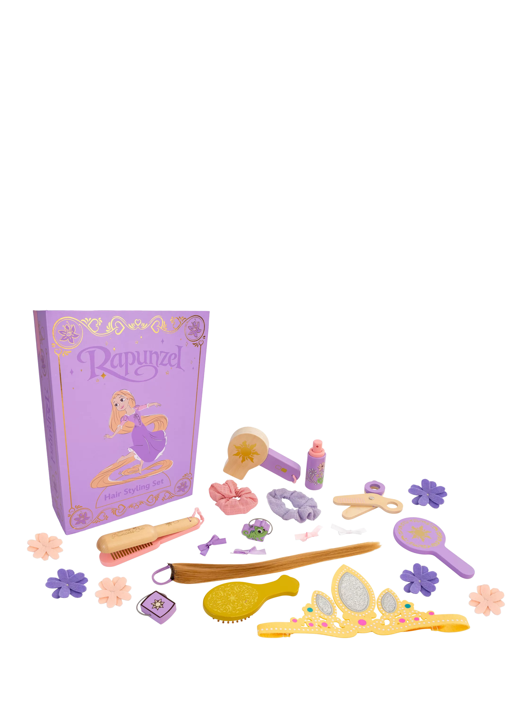 Disney Princess Tangled Rapunzel Hairdresser Set Book | John Lewis (UK)