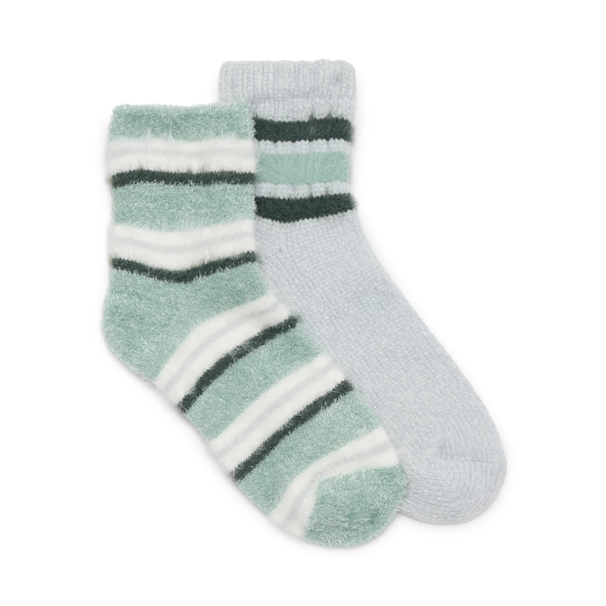 No Boundaries Cozy Socks, 2-Pack, Women's, Sizes 4-10 | Walmart (US)