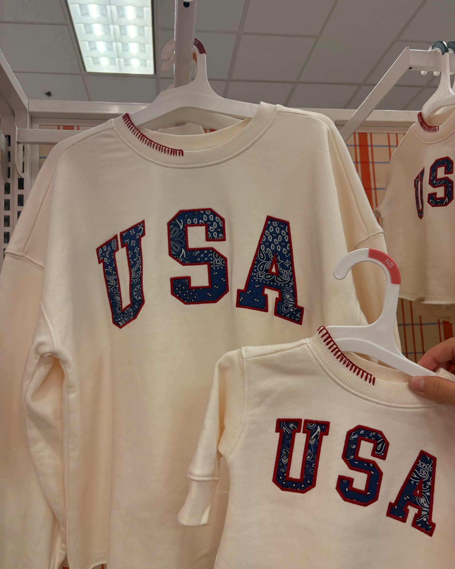 Matching family USA sweaters from target, newborn up to adult sizes 🤍

#LTKmomlife #LTKootd #LTKBaby