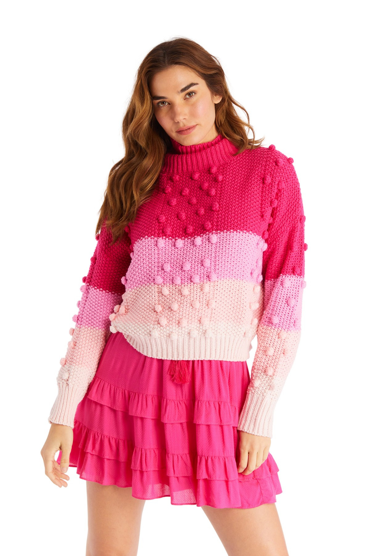 MARLOW SWEATER - PINK OMBRE | ALLISON New York