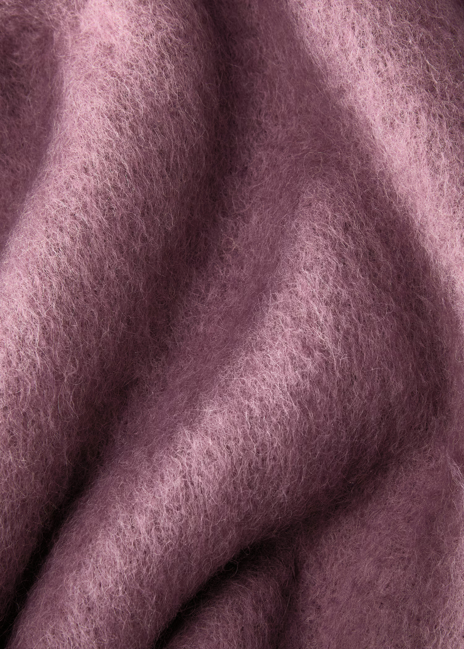 Carded wool blanket | MANGO (UK)