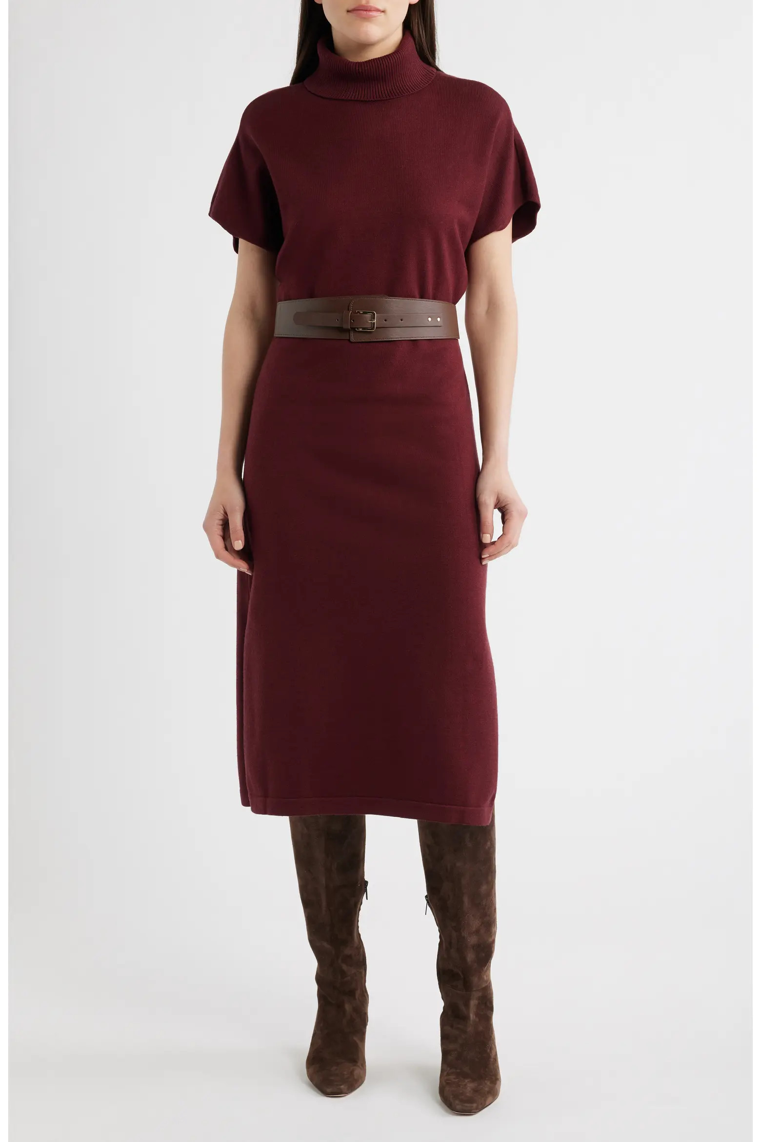 Turtleneck Midi Sweater Dress (Women) | Nordstrom | Nordstrom