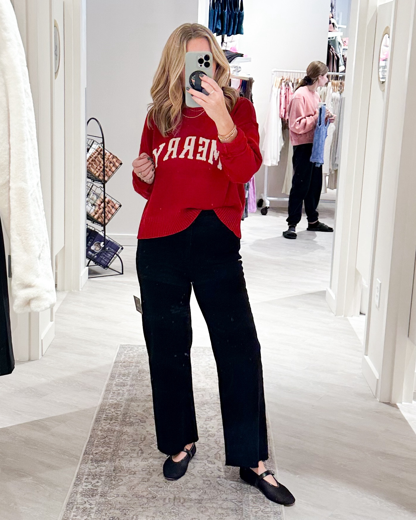 Medium sweater and 29 jeans. A nice, easy and casual way to do the holidays! Super comfy too! 

#LTKHoliday #LTKCyberWeek #LTKGiftGuide