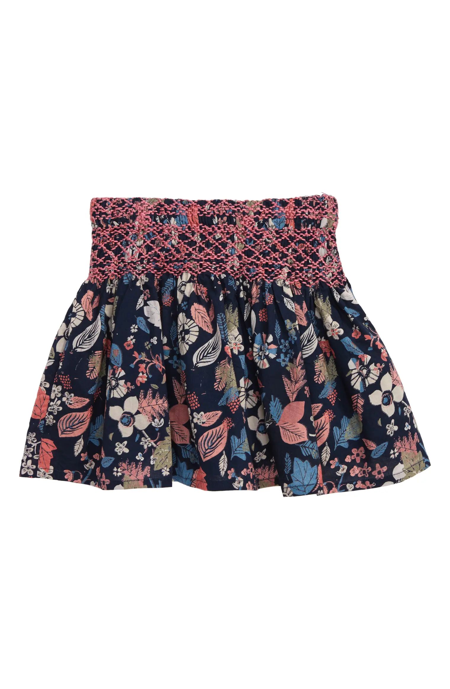 Pixie Leaf Smocked Skirt | Nordstrom