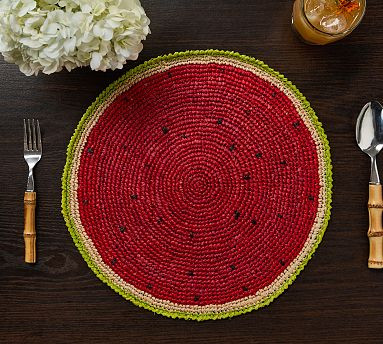 Watermelon Placemat, Set of 4 | Pottery Barn (US)