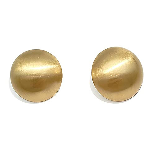 Half Ball Dome Stud Earrings with 925 Sterling Silver Post Pin for Women Girls Statement Hypoalle... | Amazon (UK)