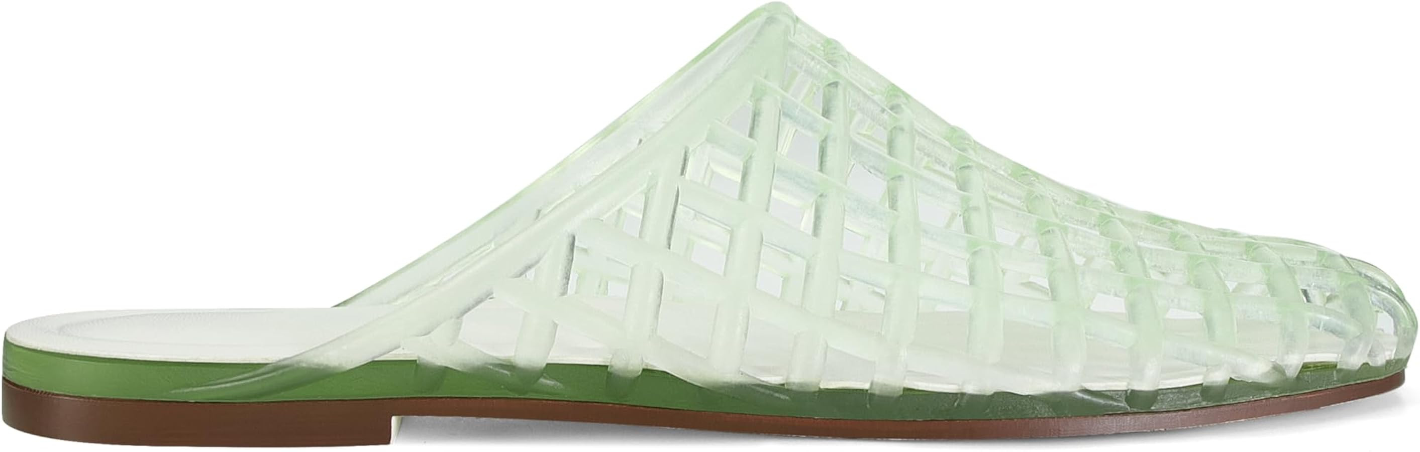 Clear Jelly Flats for Women Closed Toe Mesh Hollow Jellies Mule Sandals Slip On Jelly Slides Casu... | Amazon (US)