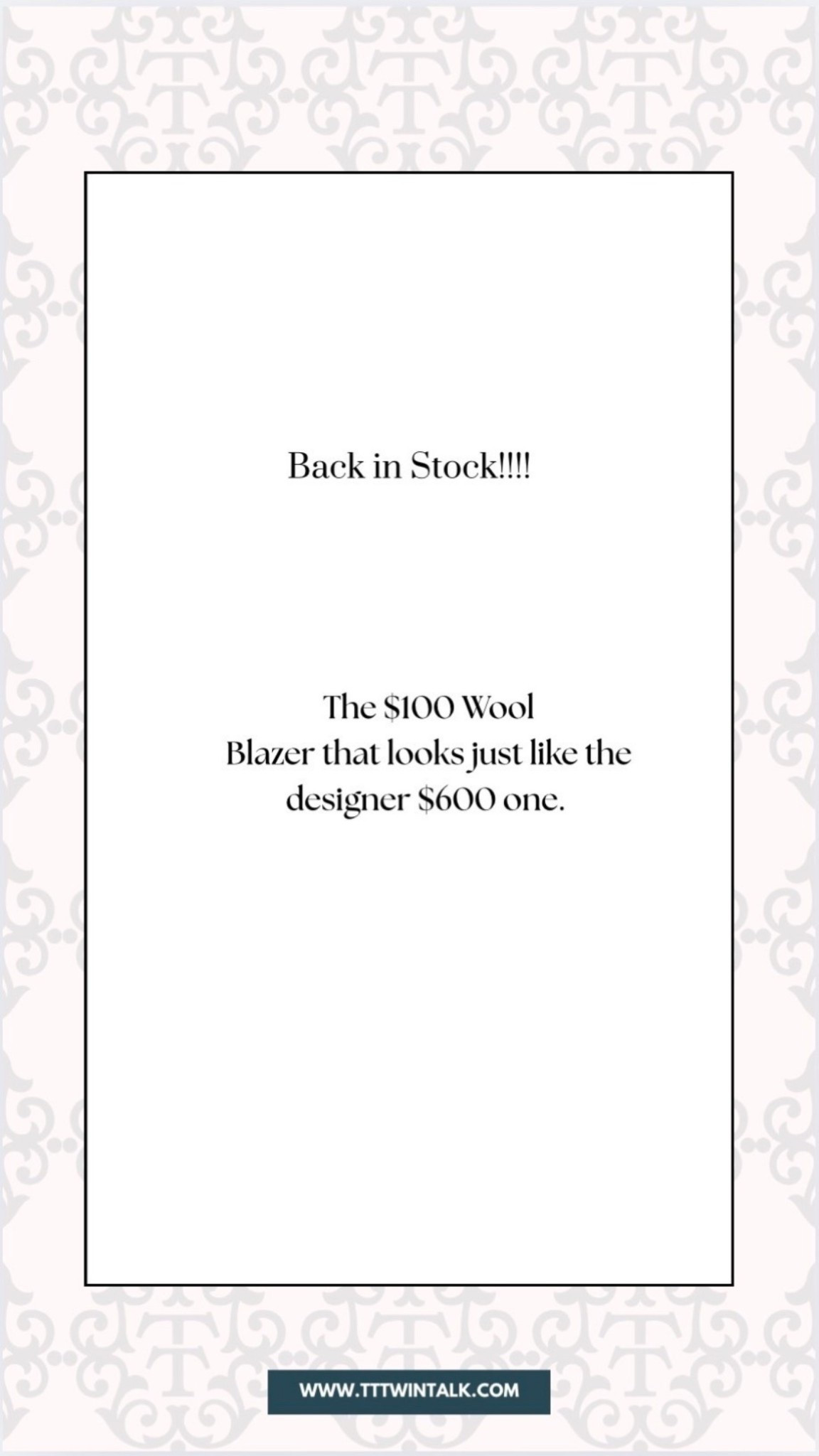 This designer inspired lux wool blazer for less! m

#LTKGiftGuide #LTKSeasonal #LTKFindsUnder100