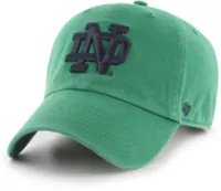 ‘47 Men's Notre Dame Fighting Irish Green Clean Up Adjustable Hat | Dick's Sporting Goods