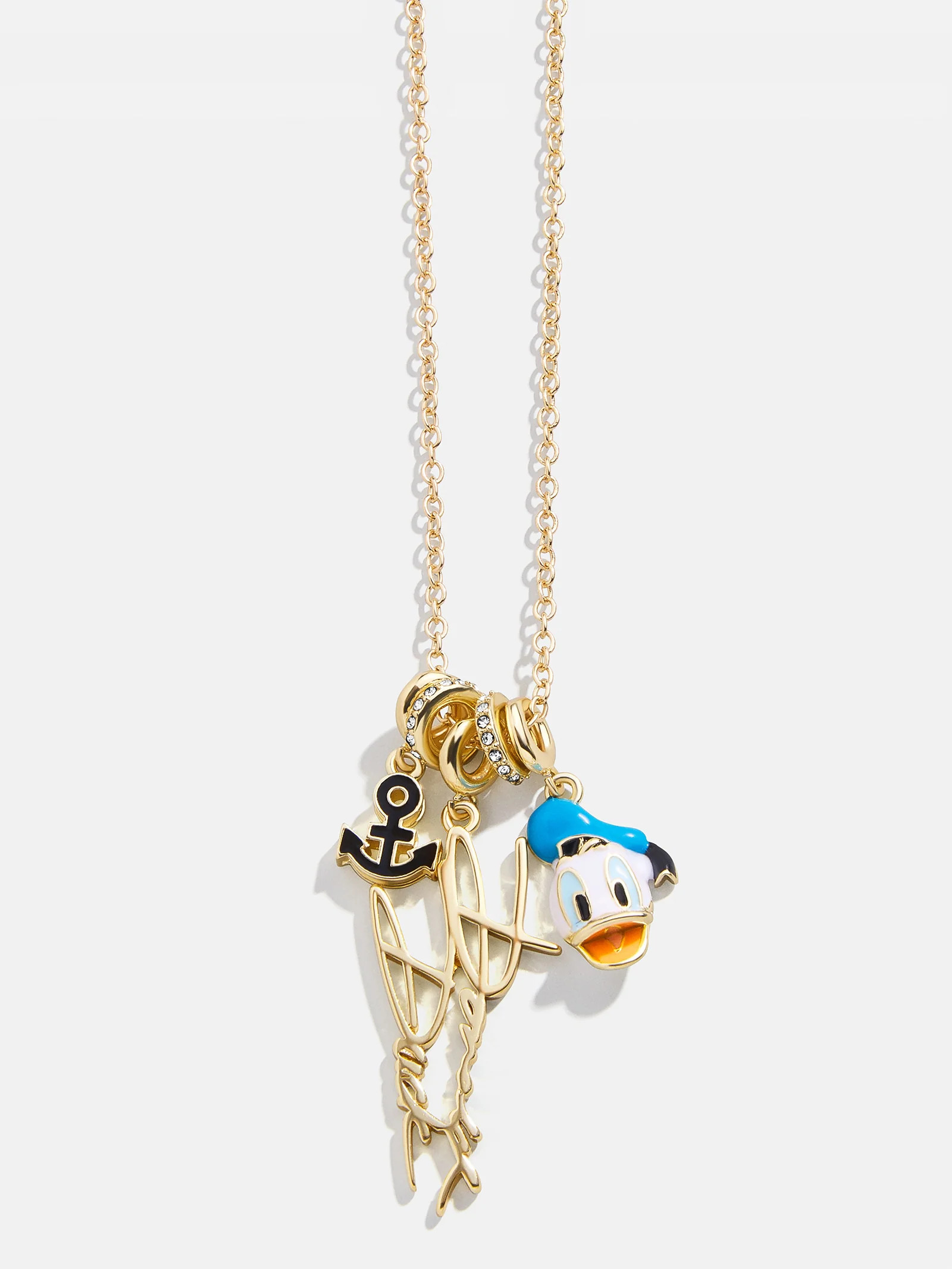 Disney Character 5 Charm Necklace - Donald Duck | BaubleBar (US)