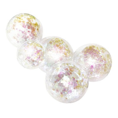 Minnidip Balloon Garland 5-cluster in Iridescent Confetti | Target